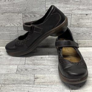 Mary Jane Brown Leather Comfort Shoes Women Size EU 41 US 10.